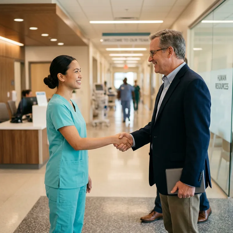 Hospital partnership and employer meeting